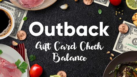 Outback Check Gift Card Balance